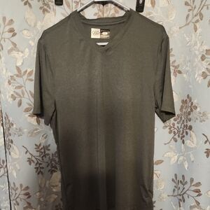 Classic Men's Charcoal V-Neck Tee